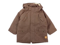 Lil Atelier winter jacket coffee quartz